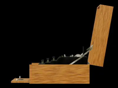 WW2 Enigma Machine Model  3D model