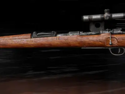 KARBINER 98K  Low-poly 3D model