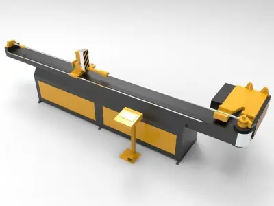 pipe bending machine 3D model purchase