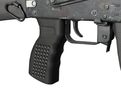 MILITARY Zenitco RK-3 Grip for AK platforms Low-poly 3D model