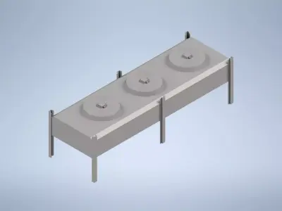 Condenser Low-poly 3D model