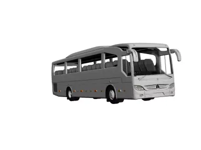 Mercedes Travego Coach Bus Long Distance Luxury Bus 3D model