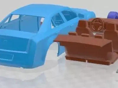 Lancia Thema 2013 Printable Car 3D print model