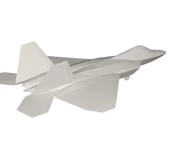 Military Plane concept Low-poly 3D model by vlad25