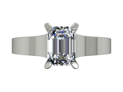 Emerald Ring HK - CC77 3D print model