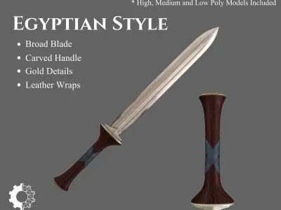 Ancient Collection Weapons Daggers 3D Model Pack