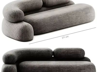 Adrenalina Nefelibata 2 Modular Sofa 3D model