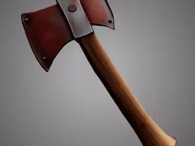 Vintage Axe 3D model purchase