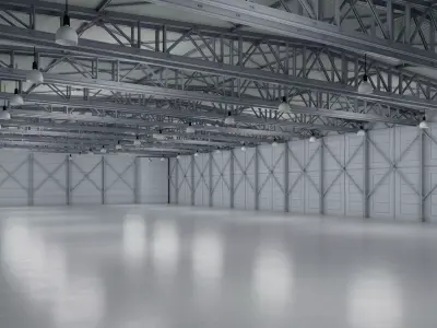 Warehouse 19 interior 3D model