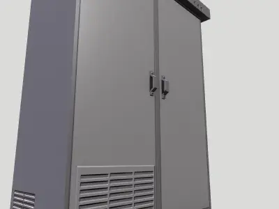 Electric Box 3D Low-poly 3D model