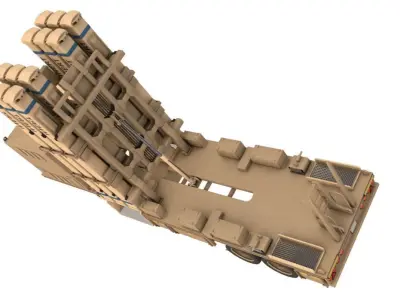 David Sling Defense System 3D model