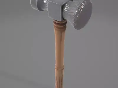 Realistic Hammer - High-Quality 3D Model 3D model