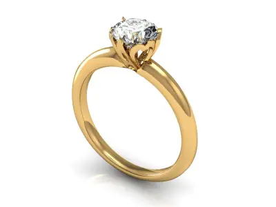 Diamond Ring NR2  Low-poly 3D model