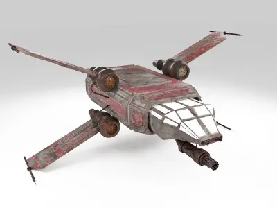 Star Wars X-Wing Starfighter 3D model purchase