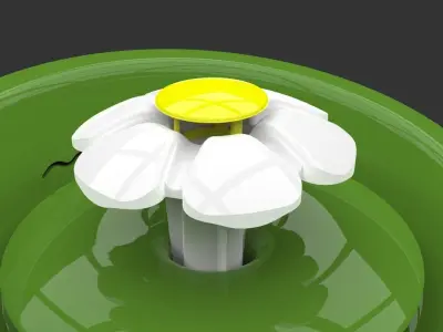 Catit Flower Cat Water Fountain 3D model