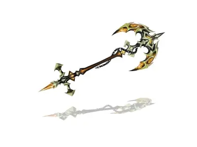 Anchor Axe Low-poly 3D model