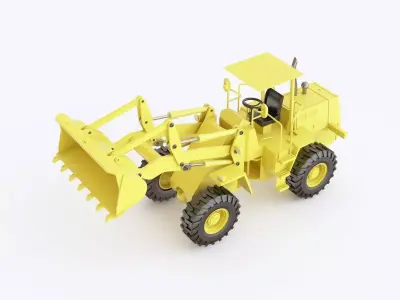 Toy bulldozer 3D model purchase