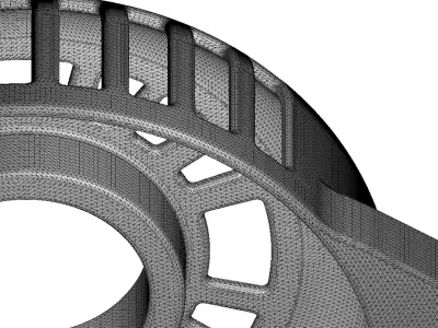 Plastic Alternator Housing Toy 3D model