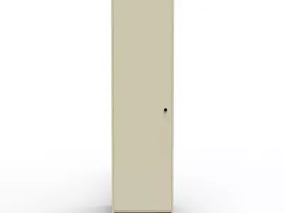 Tall Cabinet Low-poly 3D model