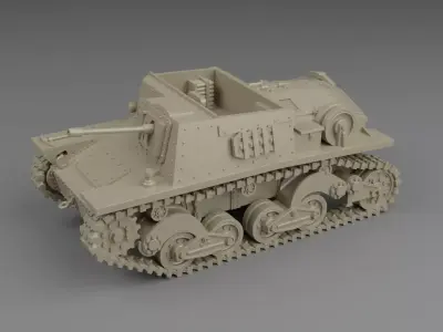 Semovente L40 da 4732 3D print model