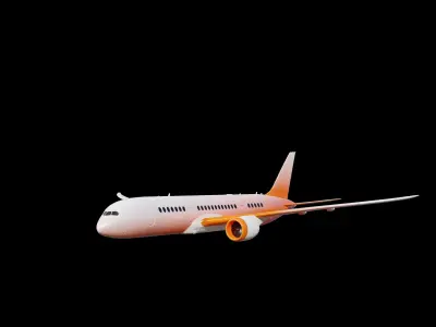 Boeing 787 model 3D model