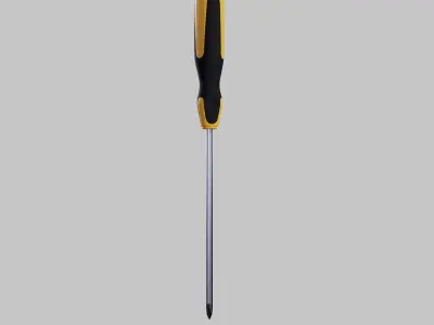 Screw Driver  Low-poly 3D model