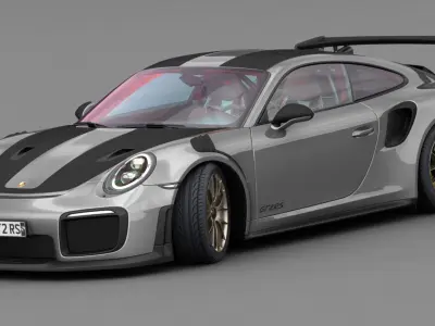 Porsche 911 GT2 RS 2018 3D model