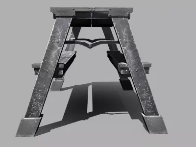 Stepladder Low-poly 3D model