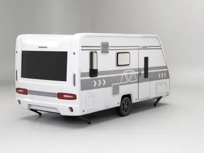 Camping vehicles collection 3D model