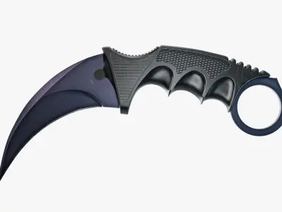 Karambit Knife 3D model 3