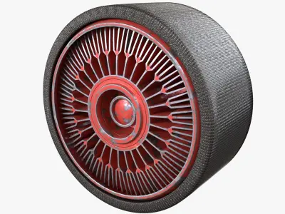 Sci-Fi Machine Parts 3D model