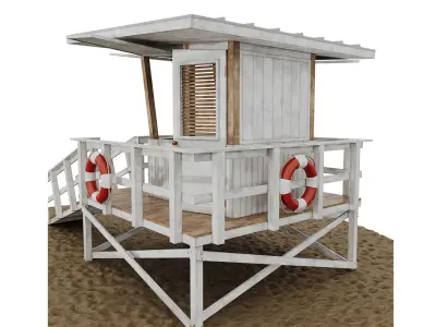 Rescue tower 1 3D model