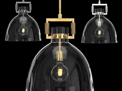Machinist Glass Pendants 3D Model Pack