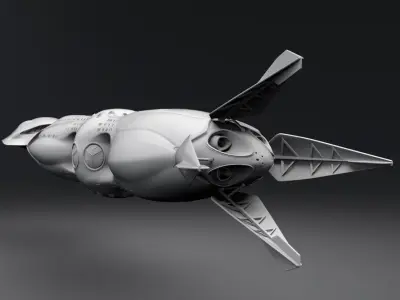 Seaquest Submarine Scale model 3D print model