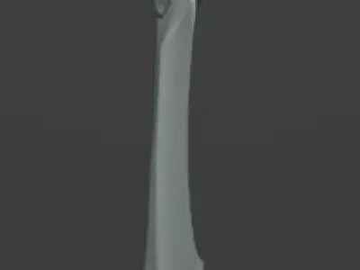 Knife 3D model 12