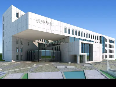 Office Building 3D model 19