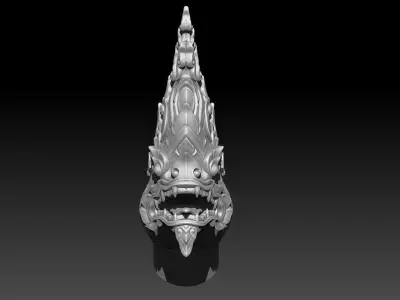 snake head  3D model