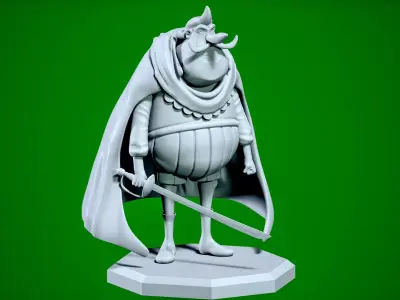 Moon Isaac Jr - Roger Pirates - One piece - Split part 3D print model