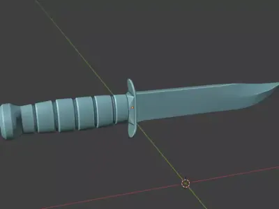 Simple Knife Free 3D model purchase