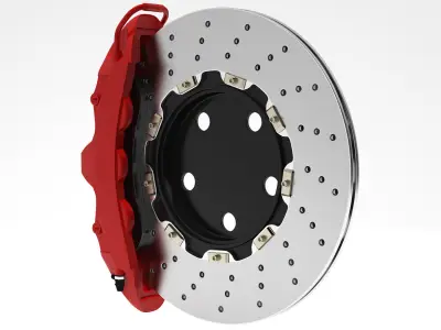 Brake system 3D model
