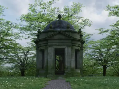 Classical Rotunda 3D model purchase