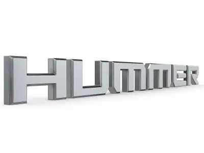 hummer new logo 3D model