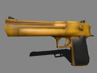 Desert Eagle Gun Low-poly 3D model buy