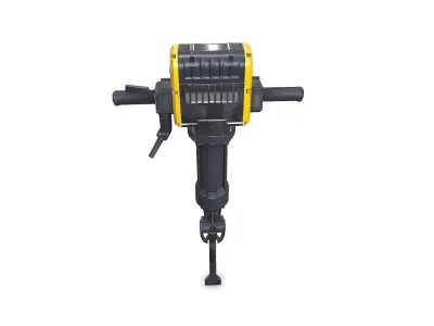 Jackhammer Low-poly PBR Low-poly 3D model