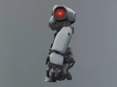 Big fighter robot 3D model