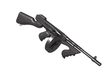 Thompson submachine gun 3D print model