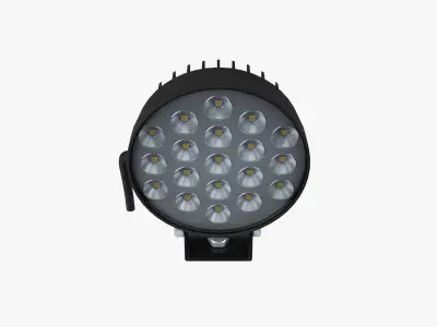 Circular LED Light Bar 3D model