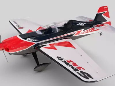 Sbach 342 XA-42 Aerobatic German Plane  3D model