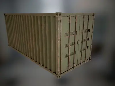 Small PBR Industrial Game Asset Pack Low-poly 3D model