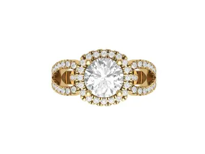 Wedding Ring  3D print model 202